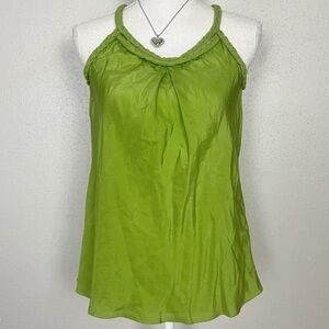 Banana Republic Green Silk Top